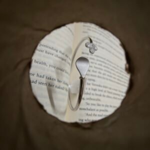 TARAKANCHAN The Silver Flower Hand Bangle – 92.5 Sterling Silver, 4.480g