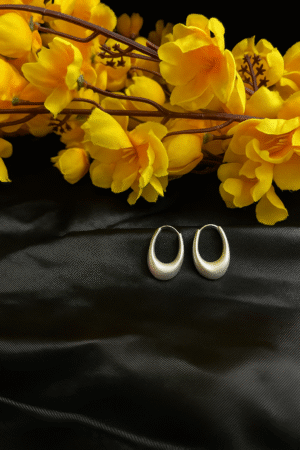 TARAKANCHAN Festive Collection Lightweight Silver Earrings – 92.5 Sterling Silver, 2.300g