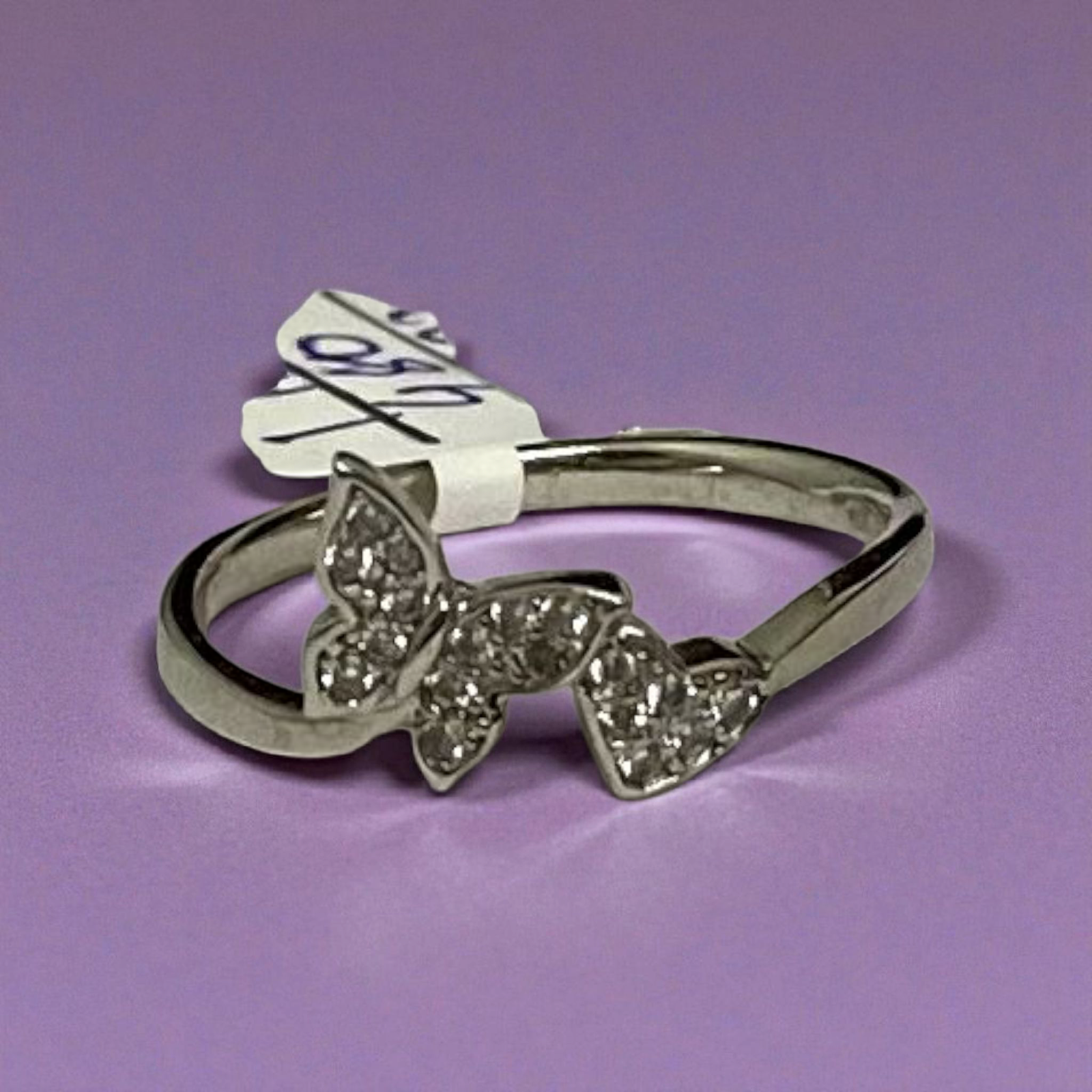 IMG_4774 TARAKANCHAN Butterflies Captured Silver Ring – 92.5 Sterling Silver, 1.360g
