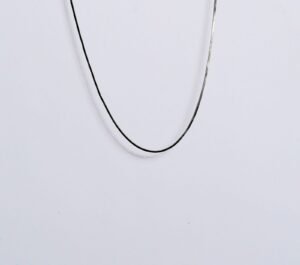 925 sterling silver snake chain necklace | smooth flat minimal chain | tarakanchan